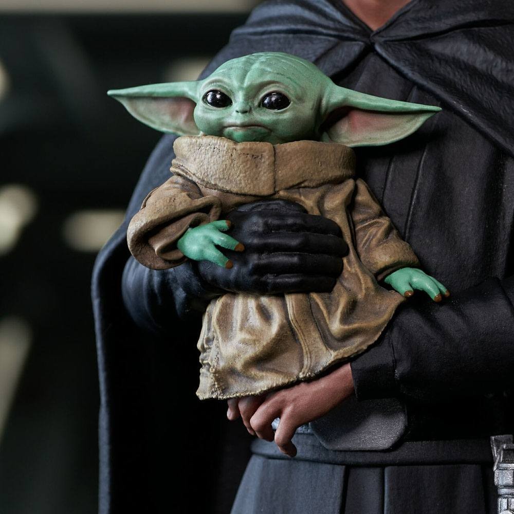 THE MANDALORIAN LUKE SKYWALKER AND GROGU PREMIER COLLECTION STATUA FIGURE GENTLE GIANT