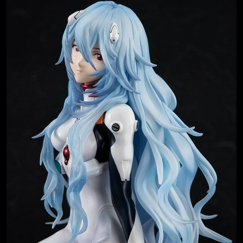 MEGAHOUSE EVANGELION 3.0 + 1.0 THRICE UPON A TIME REI AYANAMI GEM STATUE FIGURE