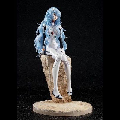 MEGAHOUSE EVANGELION 3.0 + 1.0 THRICE UPON A TIME REI AYANAMI GEM STATUE FIGURE