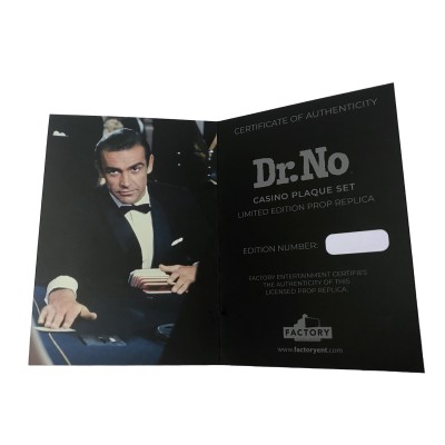 JAMES BOND 007 DR. NO CASINO SET PROPLICA REPLICA FACTORY ENTERTAINMENT