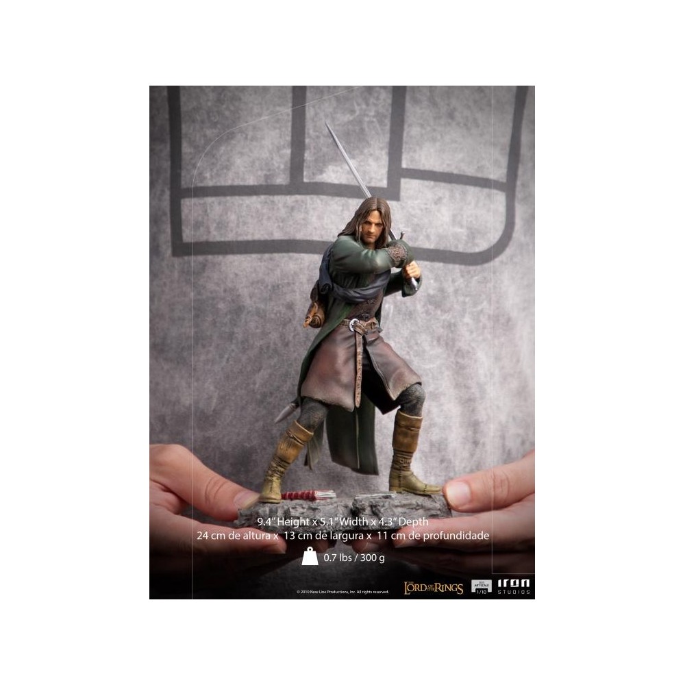 IRON STUDIOS THE LORD OF THE RINGS ARAGORN BDS ART SCALE STATUE FIGURE