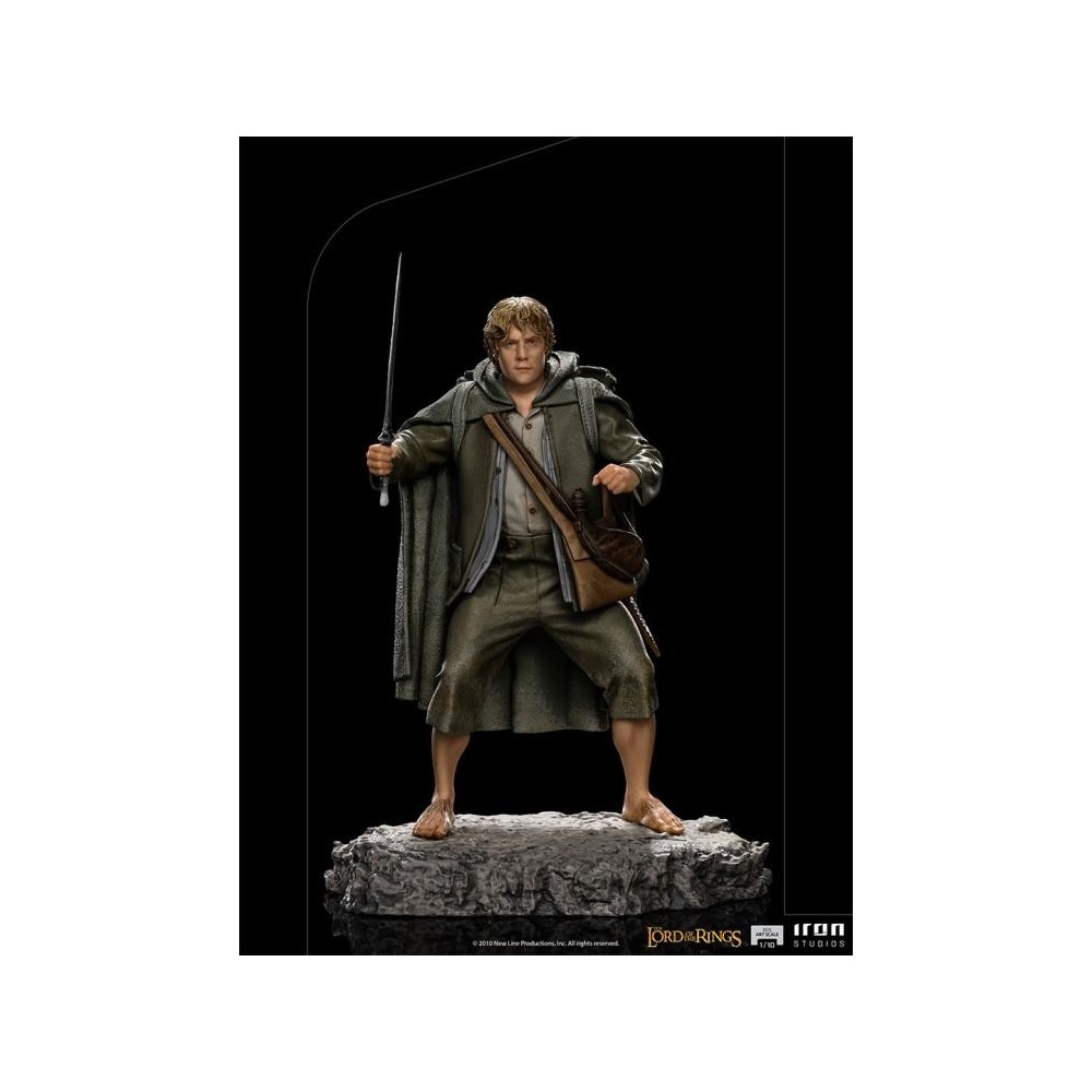 IL SIGNORE DEGLI ANELLI SAMWISE GAMGEE BDS ART SCALE STATUA FIGURE IRON STUDIOS