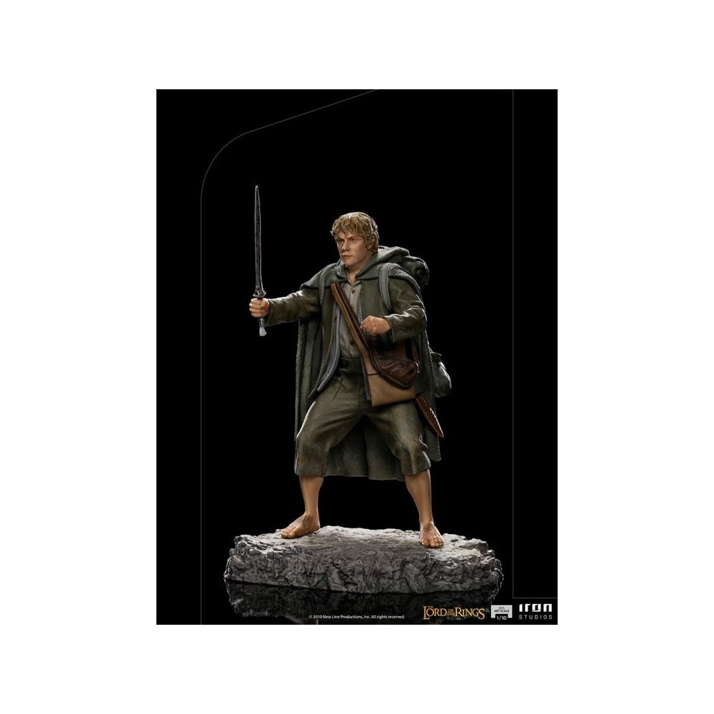 IL SIGNORE DEGLI ANELLI SAMWISE GAMGEE BDS ART SCALE STATUA FIGURE IRON STUDIOS