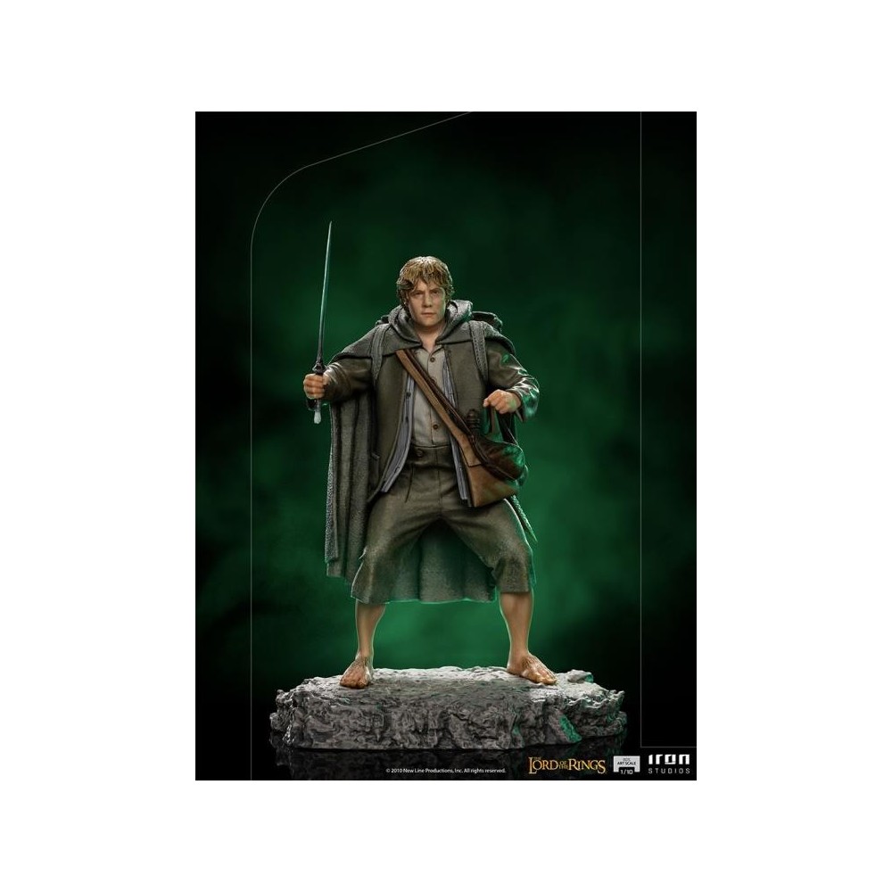 IL SIGNORE DEGLI ANELLI SAMWISE GAMGEE BDS ART SCALE STATUA FIGURE IRON STUDIOS