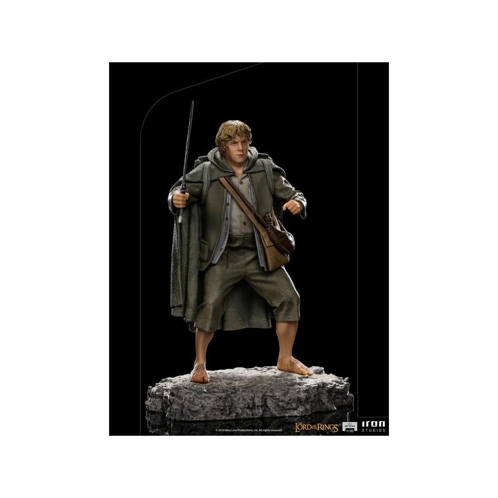 IL SIGNORE DEGLI ANELLI SAMWISE GAMGEE BDS ART SCALE STATUA FIGURE IRON STUDIOS