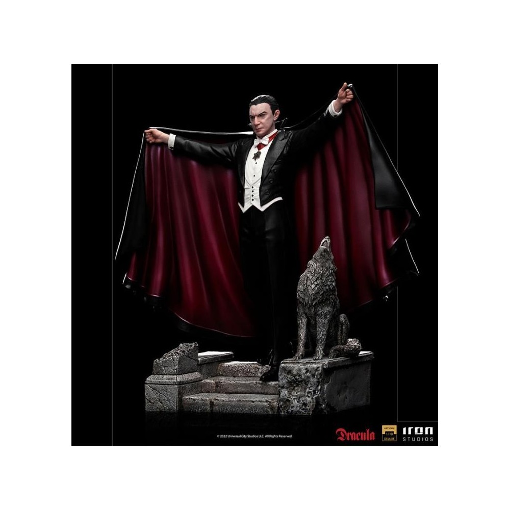 IRON STUDIOS UNIVERSAL MONSTERS DRACULA BDS ART SCALE DELUXE STATUE FIGURE