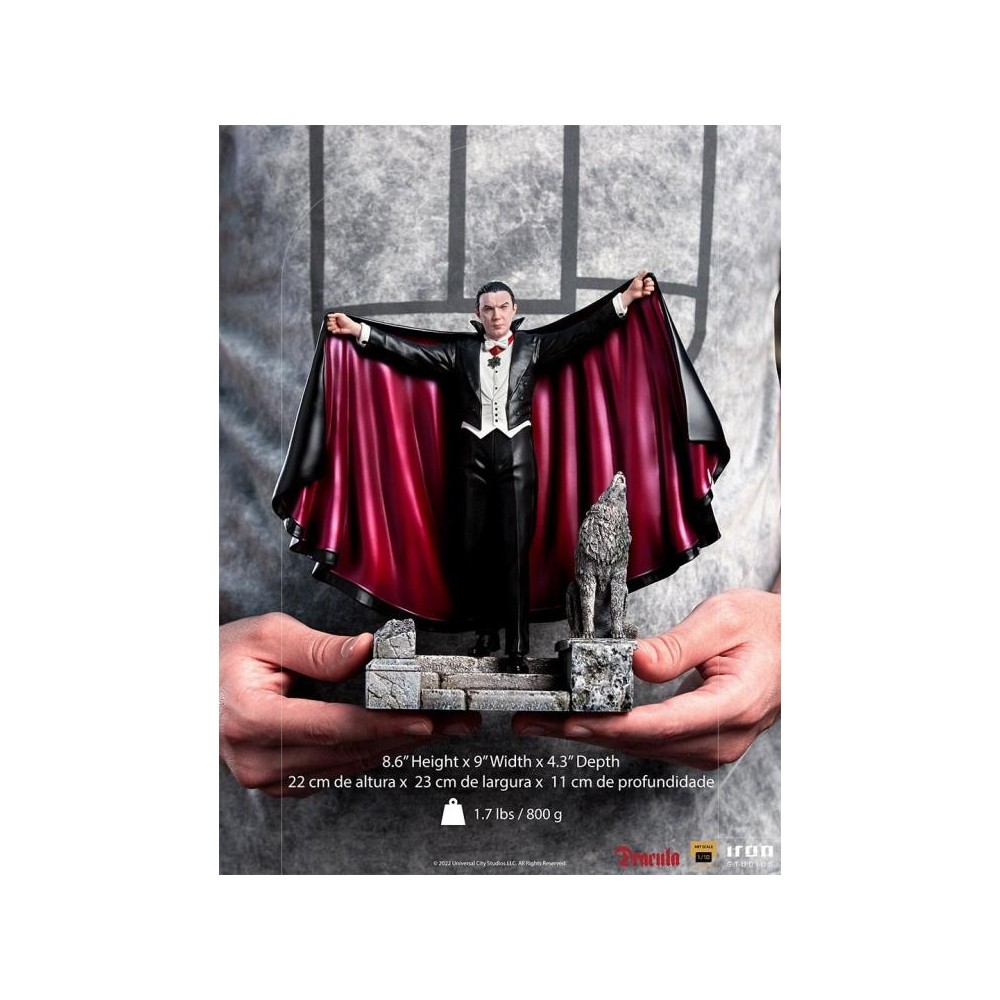 IRON STUDIOS UNIVERSAL MONSTERS DRACULA BDS ART SCALE DELUXE STATUE FIGURE