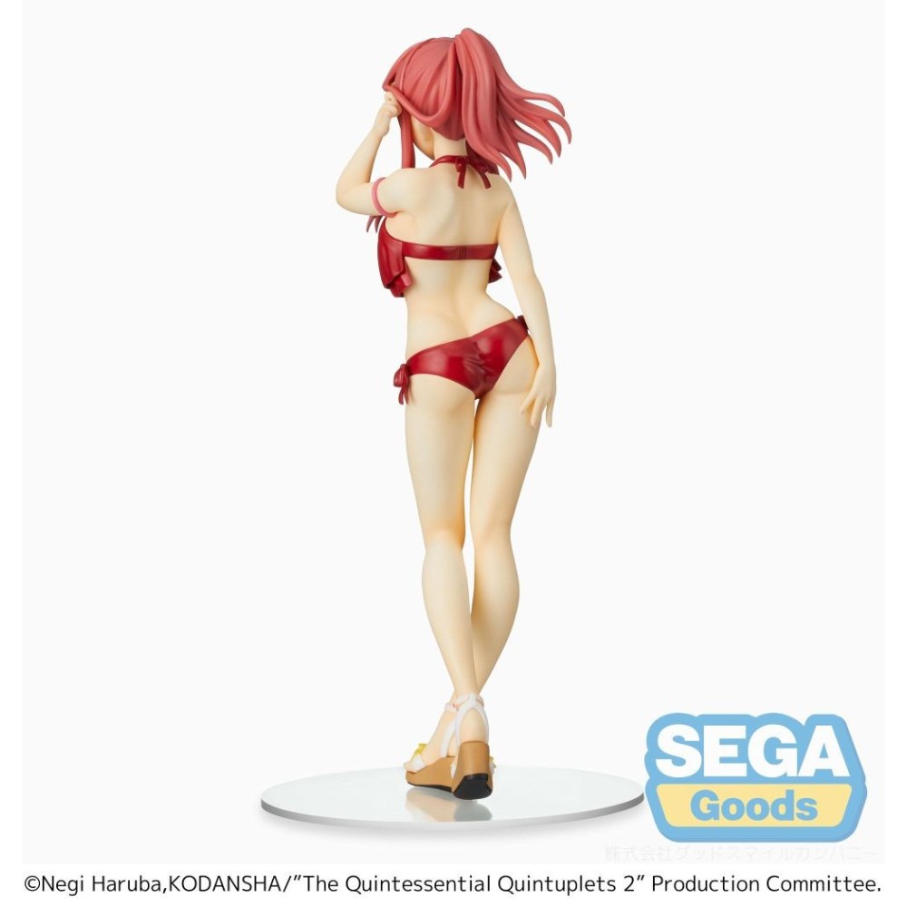 SEGA GOODS THE QUINTESSENTIAL QUINTUPLETS ITSUKI NAKANO SWIMSUIT SPM STATUE FIGURE