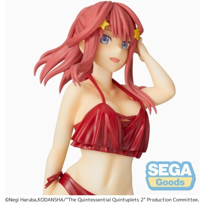 SEGA GOODS THE QUINTESSENTIAL QUINTUPLETS ITSUKI NAKANO SWIMSUIT SPM STATUE FIGURE