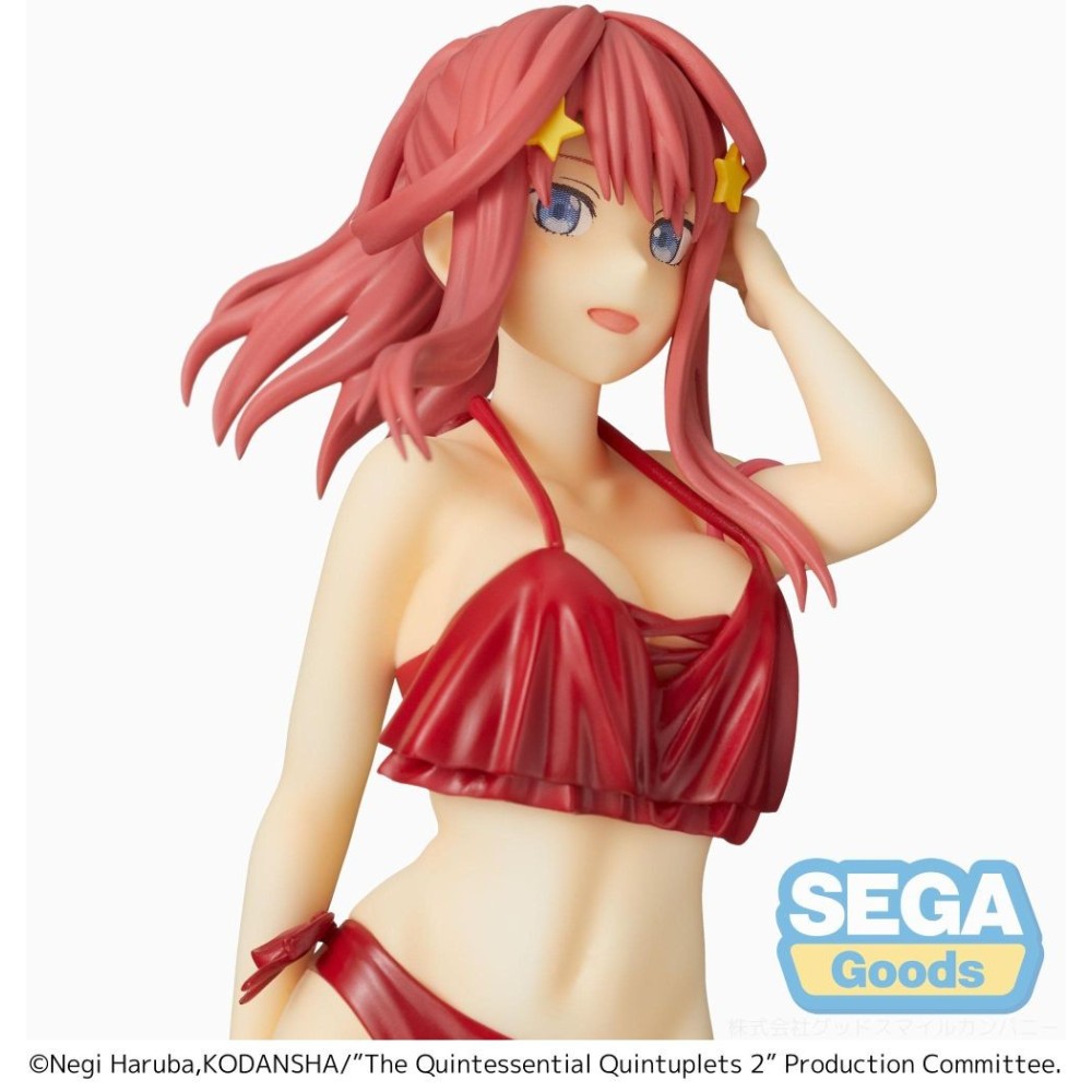 THE QUINTESSENTIAL QUINTUPLETS ITSUKI NAKANO SWIMSUIT SPM STATUA FIGURE SEGA GOODS