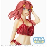 SEGA GOODS THE QUINTESSENTIAL QUINTUPLETS ITSUKI NAKANO SWIMSUIT SPM STATUE FIGURE