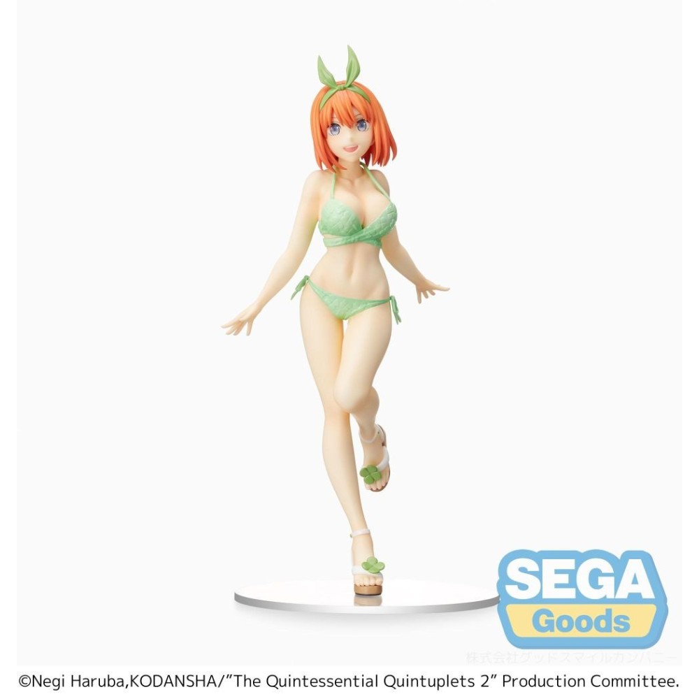 SEGA GOODS THE QUINTESSENTIAL QUINTUPLETS YOTSUBA NAKANO SWIMSUIT SPM STATUE FIGURE