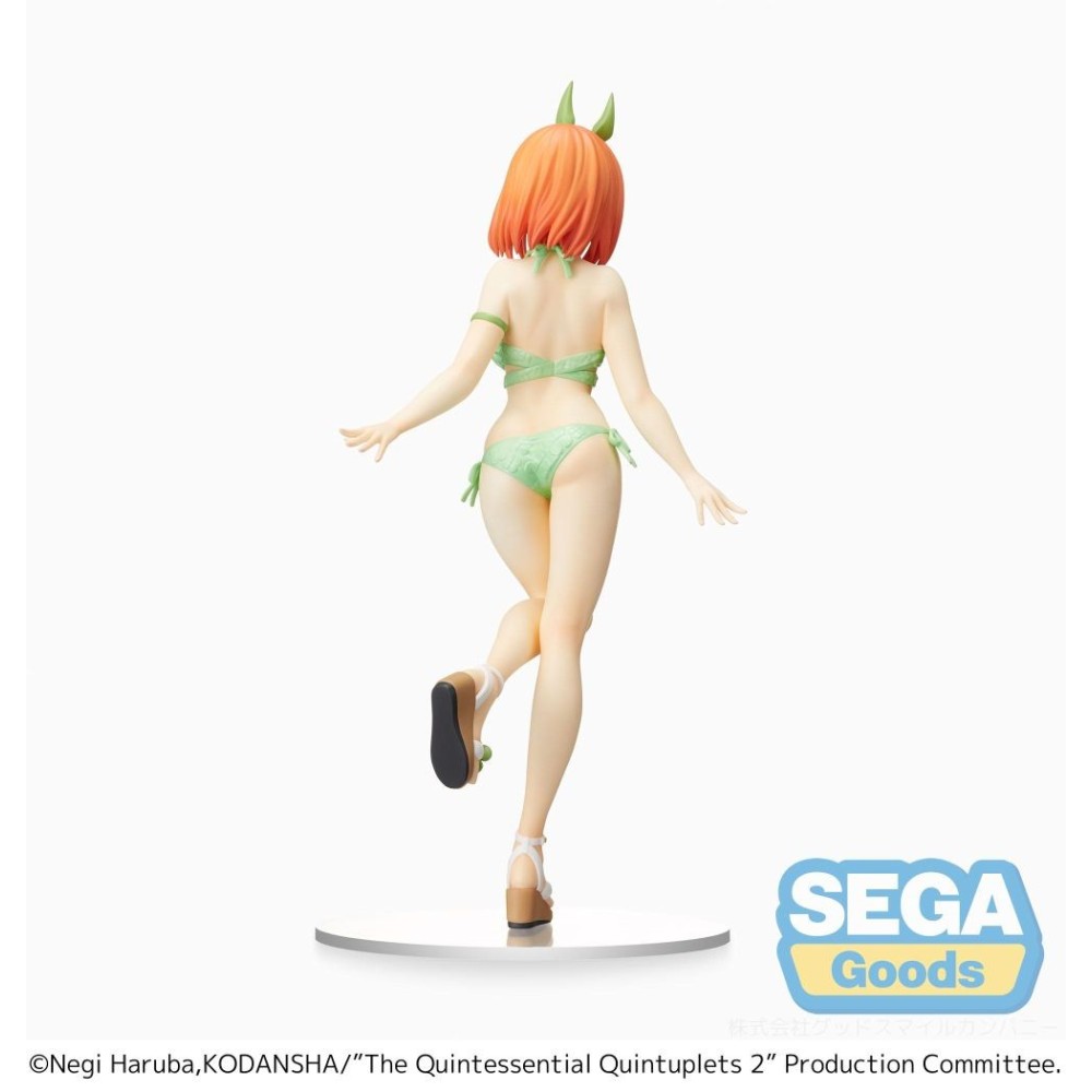 SEGA GOODS THE QUINTESSENTIAL QUINTUPLETS YOTSUBA NAKANO SWIMSUIT SPM STATUE FIGURE