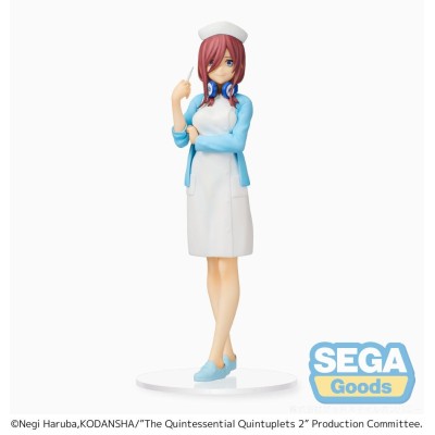 SEGA GOODS THE QUINTESSENTIAL QUINTUPLETS MIKU NAKANO NURSE SPM STATUE FIGURE
