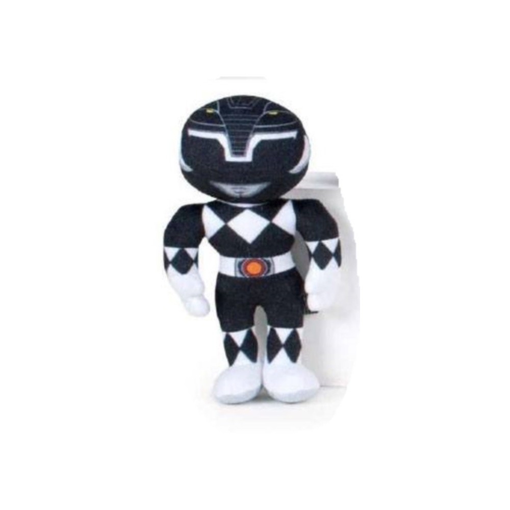 POWER RANGERS PUPAZZO PELUCHE BLACK RANGER 20CM PLUSH FIGURE