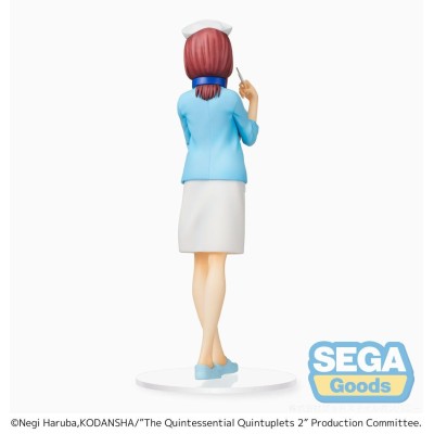 SEGA GOODS THE QUINTESSENTIAL QUINTUPLETS MIKU NAKANO NURSE SPM STATUE FIGURE