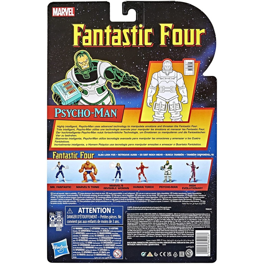 MARVEL LEGENDS FANTASTICI QUATTRO PSYCHO-MAN ACTION FIGURE HASBRO