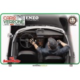 UN SACCO BELLO ENZO SU FIAT DINO SPIDER 1/18 SCALE FIGURE REPLICA INFINITE STATUE