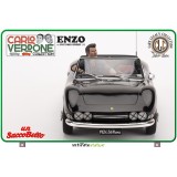 UN SACCO BELLO ENZO SU FIAT DINO SPIDER 1/18 SCALE FIGURE REPLICA INFINITE STATUE