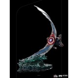 IRON STUDIOS CAPTAIN AMERICA SAM WILSON BDS ART SCALE DELUXE 1/10 STATUE FIGURE