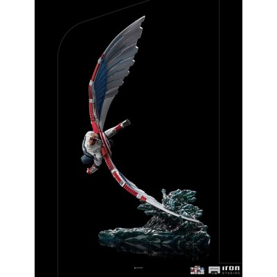 IRON STUDIOS CAPTAIN AMERICA SAM WILSON BDS ART SCALE DELUXE 1/10 STATUE FIGURE