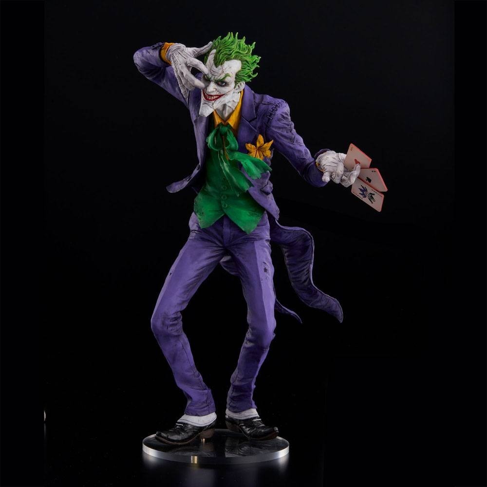 UNION CREATIVE DC COMICS SOFBINAL THE JOKER LAUGHING PURPLE STATUE FIGURE
