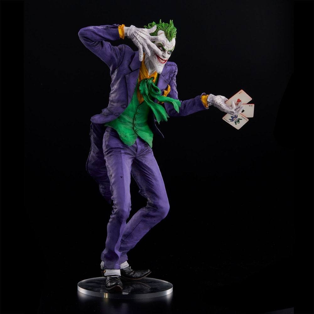 UNION CREATIVE DC COMICS SOFBINAL THE JOKER LAUGHING PURPLE STATUE FIGURE