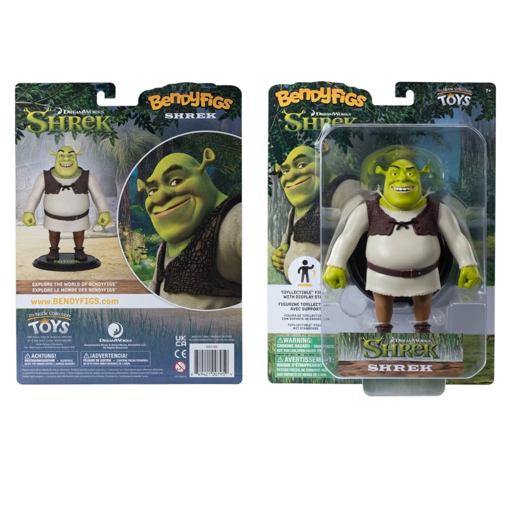 NOBLE COLLECTIONS SHREK BENDYFIGS ACTION FIGURE