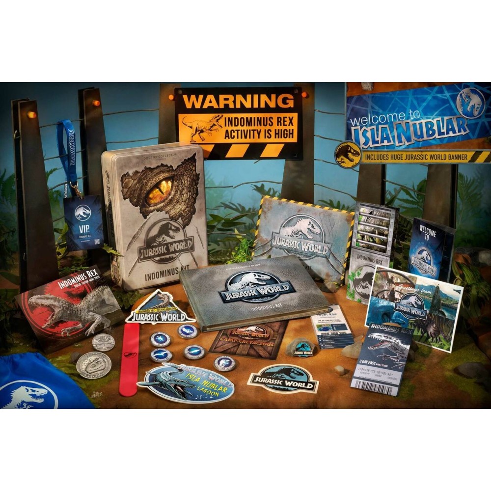 JURASSIC WORLD INDOMINUS REX KIT SET DA COLLEZIONE DOCTOR COLLECTOR