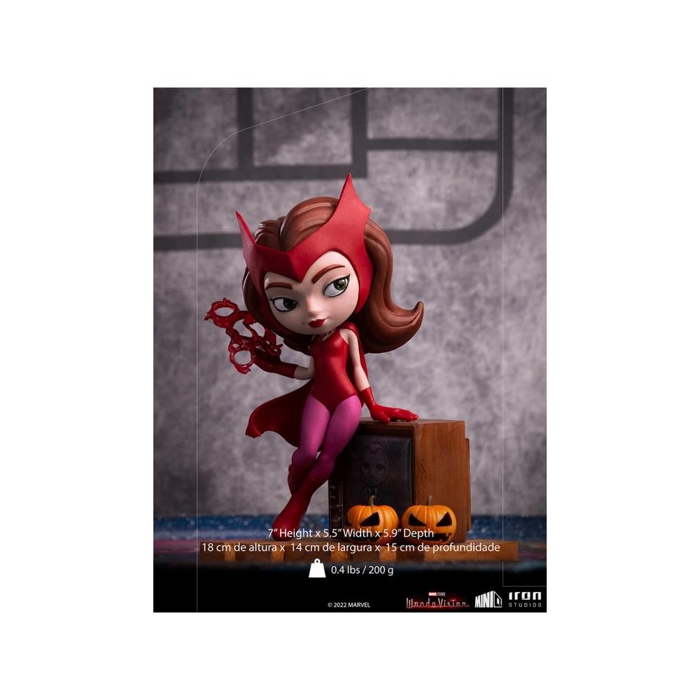 IRON STUDIOS cWANDAVISION HALLOWEEN WANDA MINICO FIGURE STATUE
