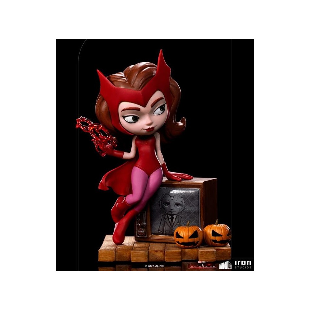 WANDAVISION HALLOWEEN WANDA MINICO FIGURE STATUA IRON STUDIOS