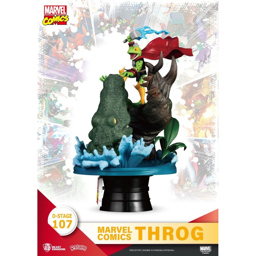 BEAST KINGDOM D-STAGE MARVEL THROG STATUE FIGURE DIORAMA