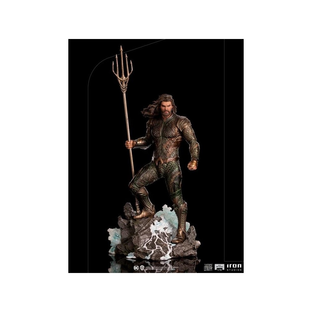 IRON STUDIOS ZACK SNYDER JUSTICE LEAGUE AQUAMAN BDS ART SCALE 1/10 STATUE FIGURE