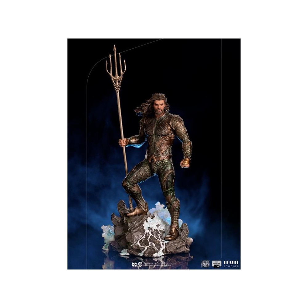 IRON STUDIOS ZACK SNYDER JUSTICE LEAGUE AQUAMAN BDS ART SCALE 1/10 STATUE FIGURE