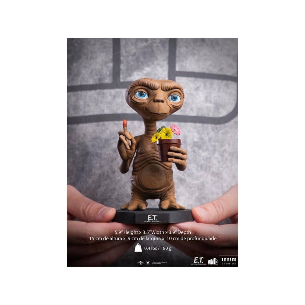 E.T. THE EXTRA-TERRESTRIAL MINICO FIGURE STATUA IRON STUDIOS