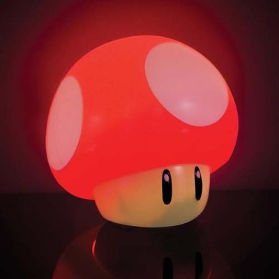 SUPER MARIO MUSHROOM LIGHT AND SOUND LAMPADA SONORA PALADONE PRODUCTS