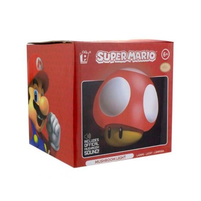 SUPER MARIO MUSHROOM LIGHT AND SOUND LAMPADA SONORA PALADONE PRODUCTS