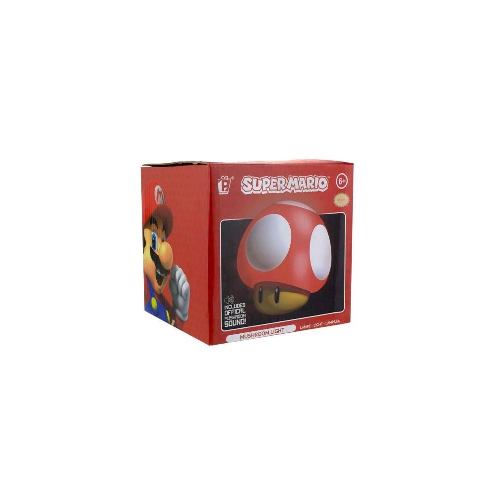 SUPER MARIO MUSHROOM LIGHT AND SOUND LAMPADA SONORA PALADONE PRODUCTS