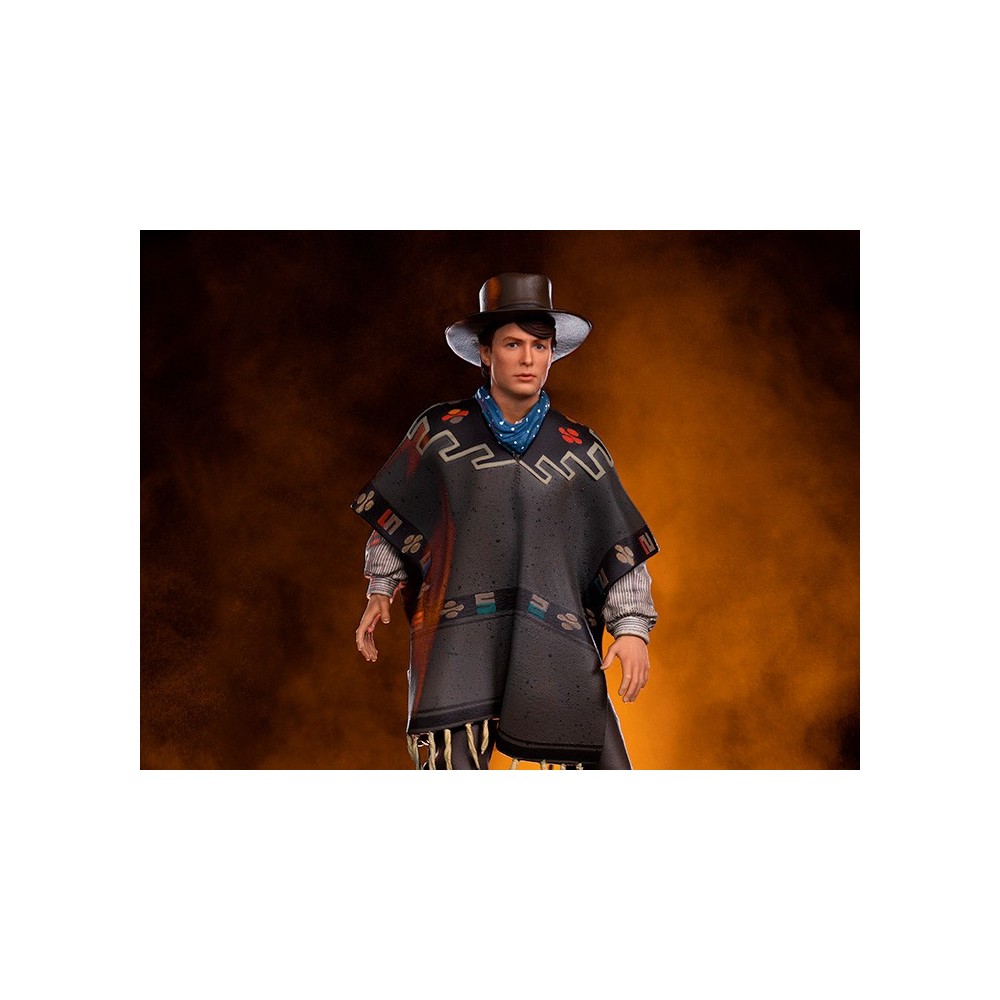 IRON STUDIOS RITORNO AL FUTURO III MARTY MCFLY BDS ART SCALE 1/10 STATUE FIGURE