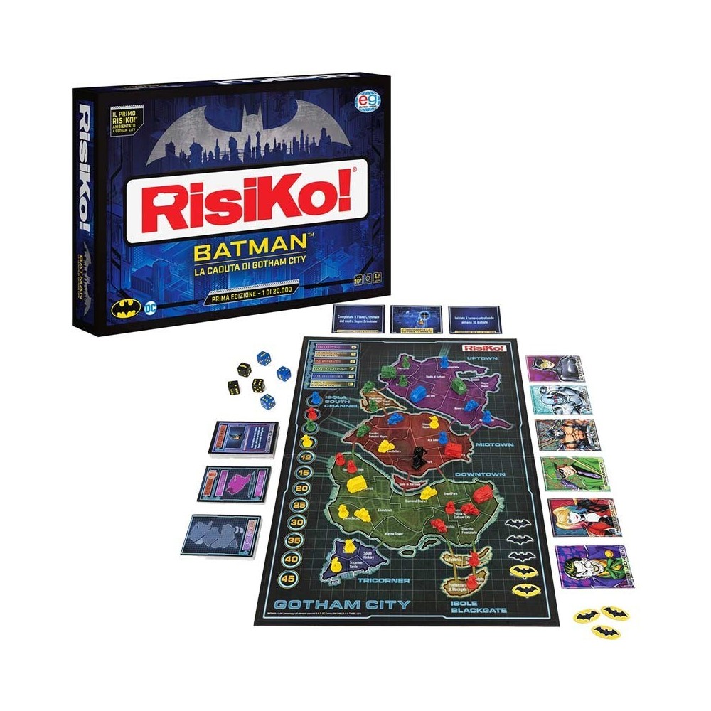 RISIKO! BATMAN LA CADUTA DI GOTHAM CITY - GIOCO DA TAVOLO SPIN MASTER