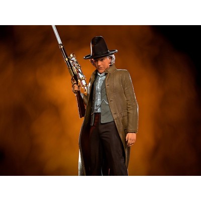 RITORNO AL FUTURO III DOC BROWN BDS ART SCALE 1/10 STATUA FIGURE IRON STUDIOS
