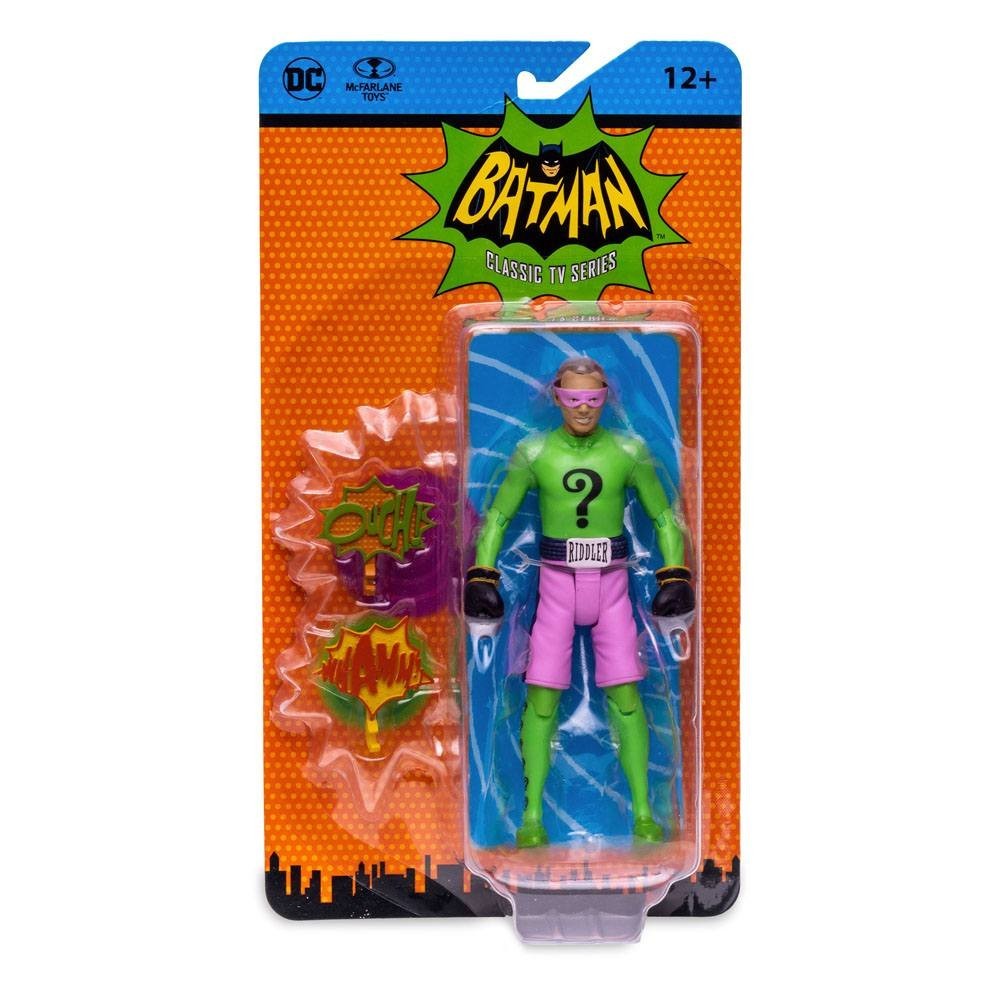 DC RETRO BATMAN '66 THE RIDDLER ACTION FIGURE MC FARLANE
