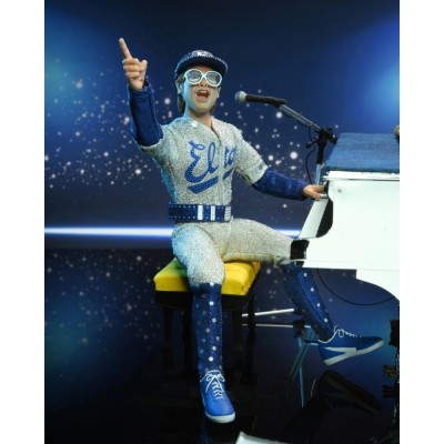 ELTON JOHN LIVE 1975 CLOTHED ACTION FIGURE NECA