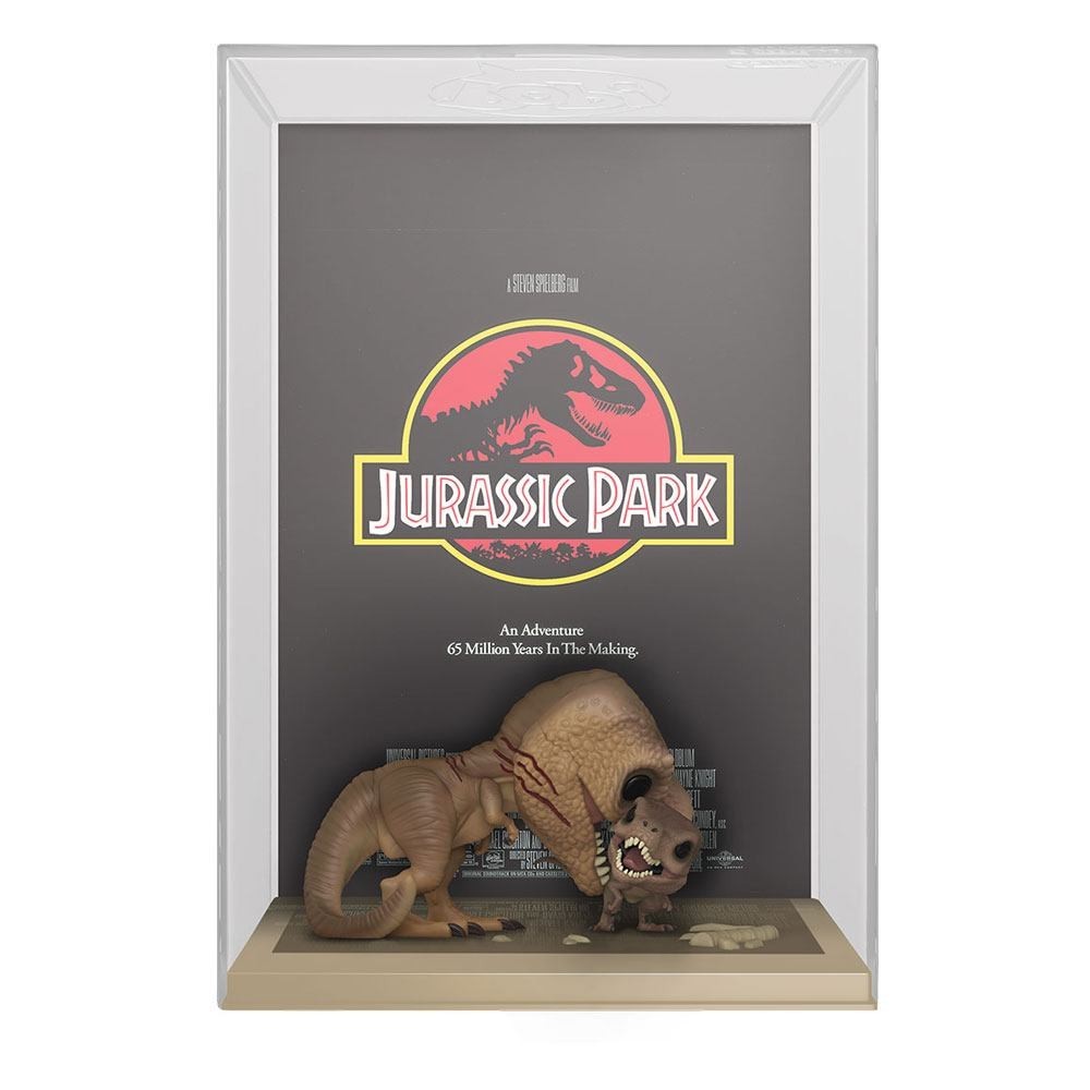 JURASSIC PARK FUNKO POP! MOVIE POSTER TYRANNOSAURUS REX & VELOCIRAPTOR BOBBLE HEAD FUNKO