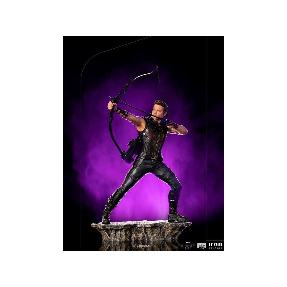 THE INFINITY SAGA HAWKEYE BATTLE OF NY BDS ART SCALE 1/10 STATUA FIGURE IRON STUDIOS