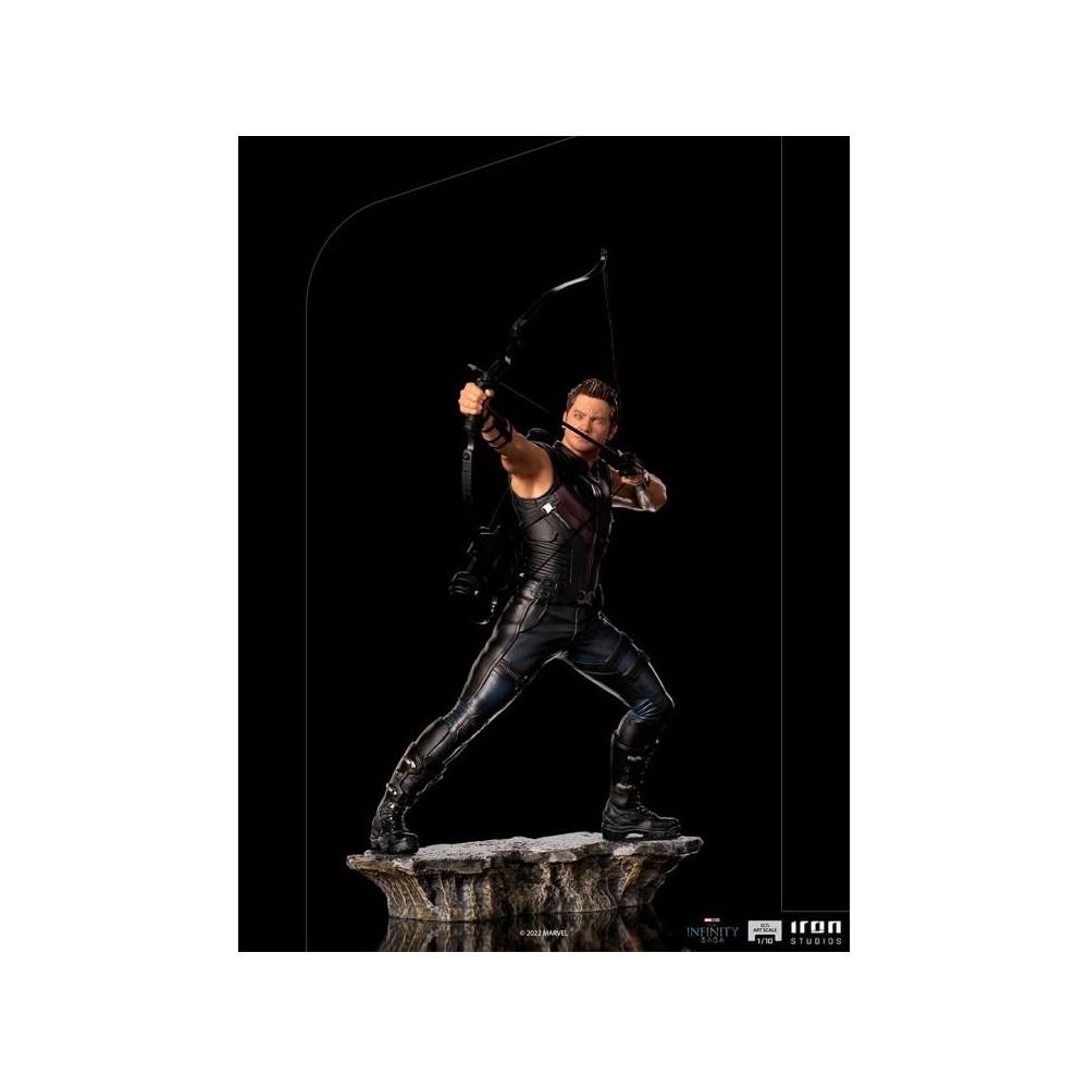 THE INFINITY SAGA HAWKEYE BATTLE OF NY BDS ART SCALE 1/10 STATUA FIGURE IRON STUDIOS