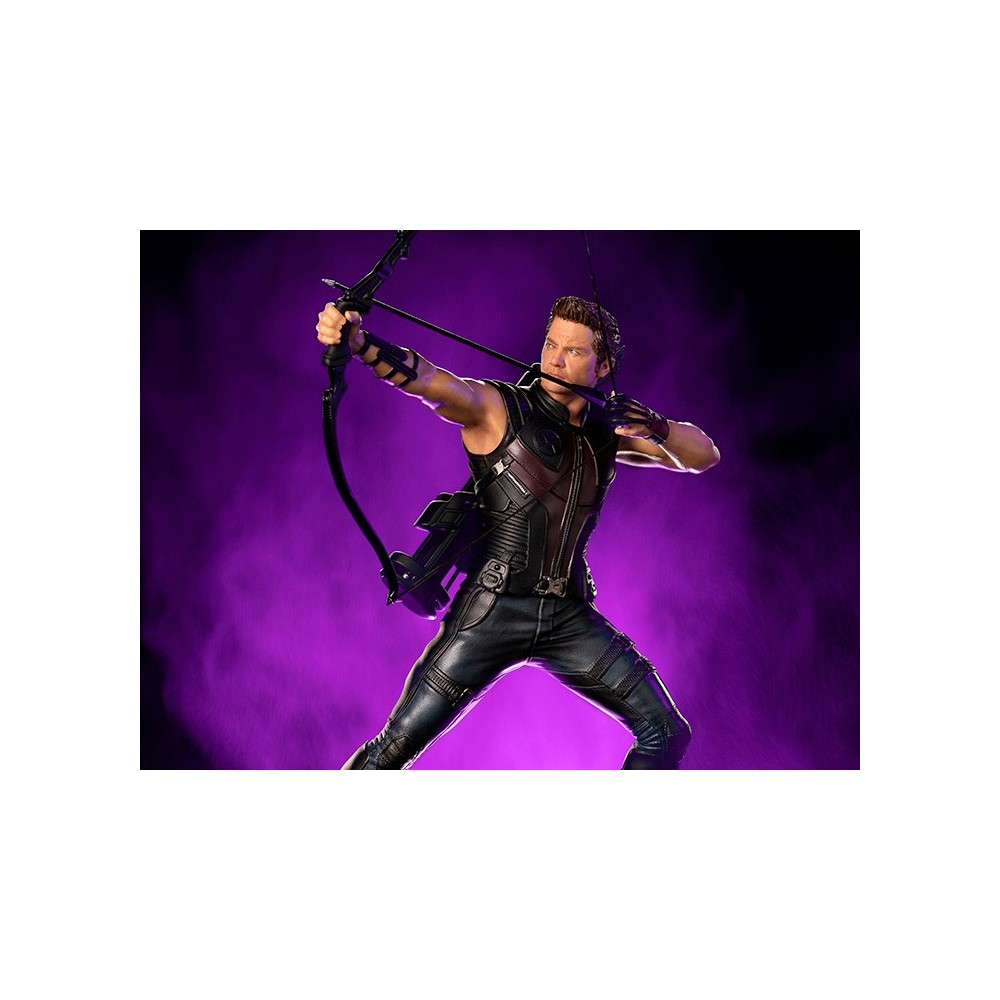 IRON STUDIOS THE INFINITY SAGA HAWKEYE BATTLE OF NY BDS ART SCALE 1/10 STATUE FIGURE