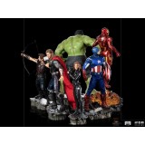 THE INFINITY SAGA CAPTAIN AMERICA BATTLE OF NY BDS ART SCALE 1/10 STATUA FIGURE IRON STUDIOS
