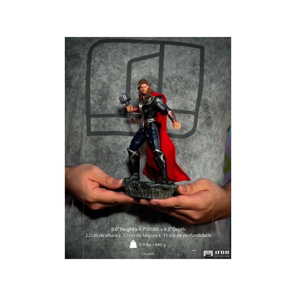 THE INFINITY SAGA THOR BATTLE OF NY BDS ART SCALE 1/10 STATUA FIGURE IRON STUDIOS
