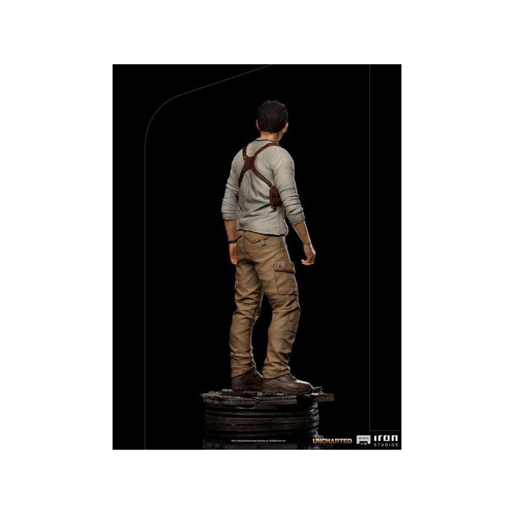 UNCHARTED NATHAN DRAKE BDS ART SCALE 1/10 STATUA FIGURE IRON STUDIOS